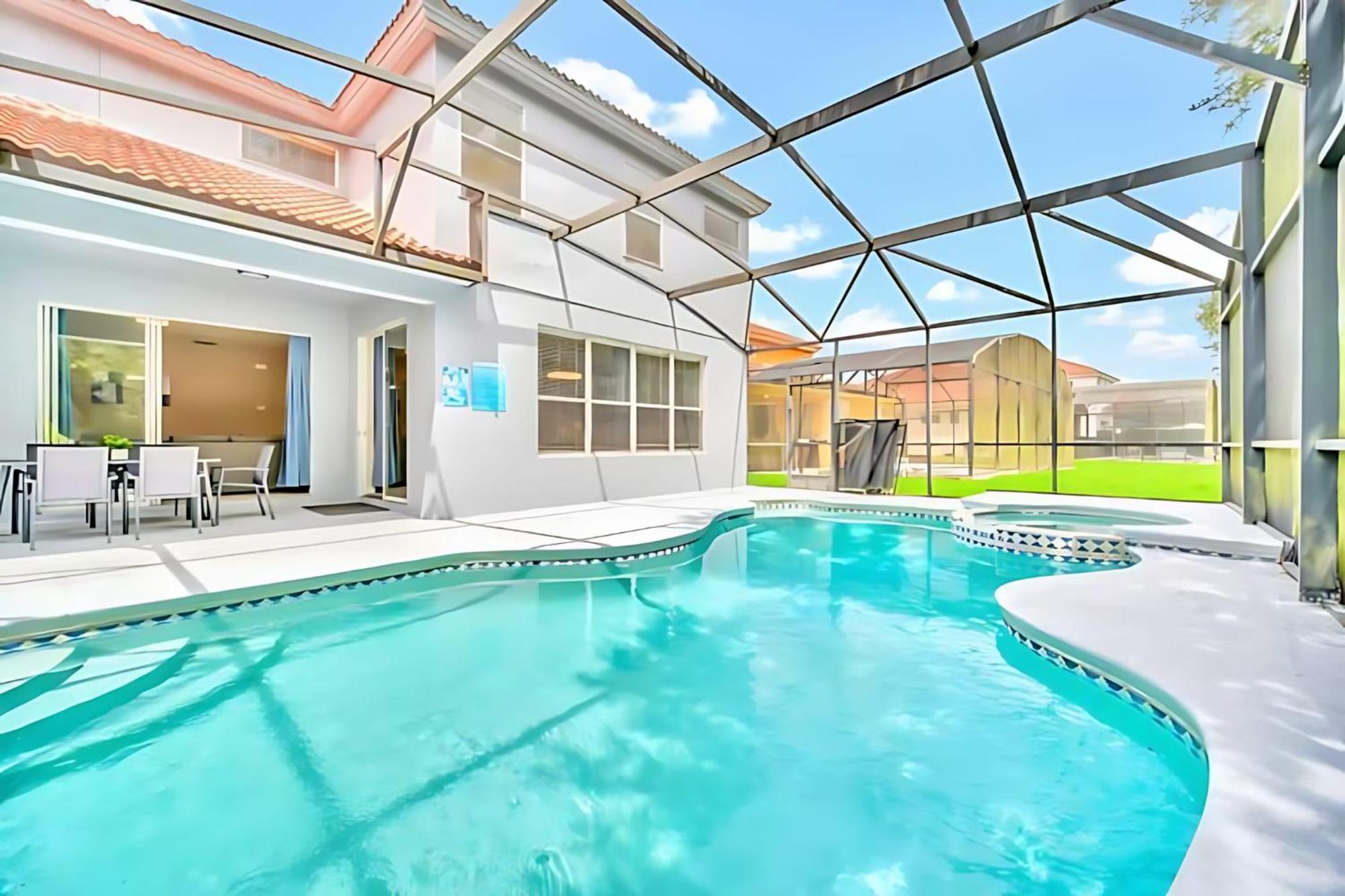 6Br Resort Home Near Disney - With Private Pool Hot Tub And Games Room Kissimmee Dış mekan fotoğraf