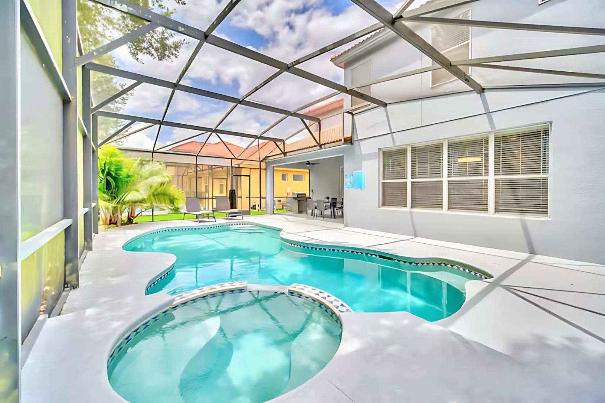 6Br Resort Home Near Disney - With Private Pool Hot Tub And Games Room Kissimmee Dış mekan fotoğraf