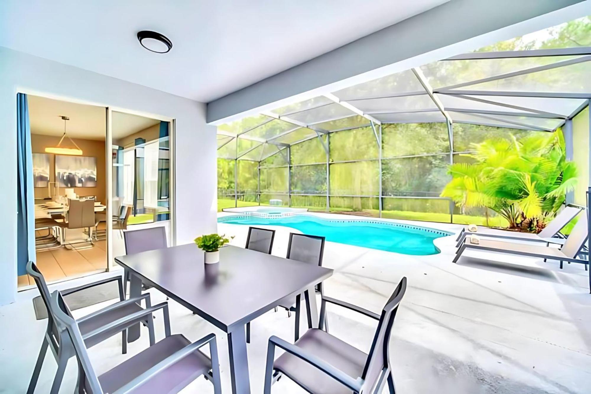 6Br Resort Home Near Disney - With Private Pool Hot Tub And Games Room Kissimmee Dış mekan fotoğraf